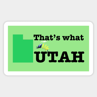 Green UTAH Sticker